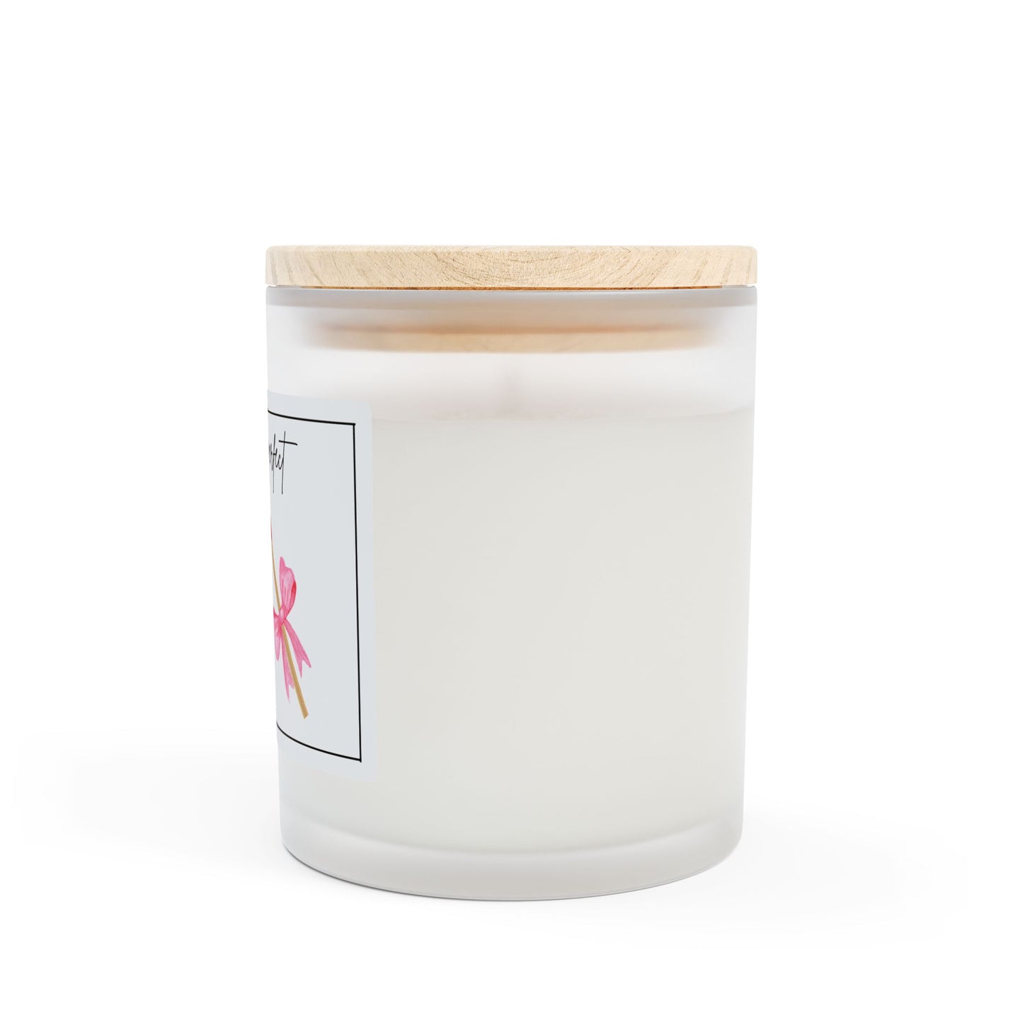 Frosted Glass Candle, 11oz